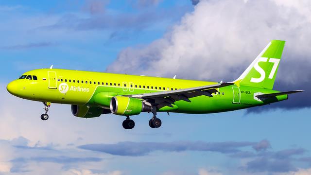 VP-BCS:Airbus A320-200:S7 Airlines